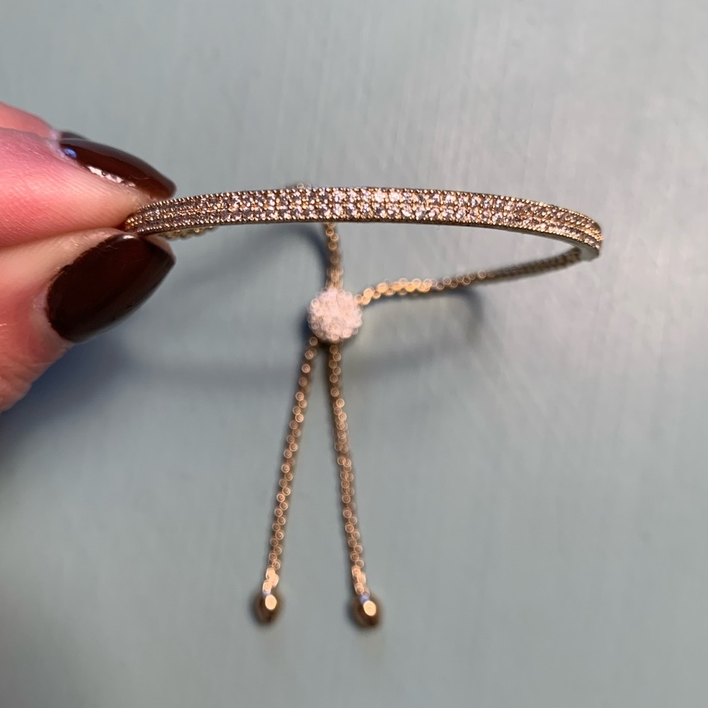 Gold Colored Adjustable Bracelet